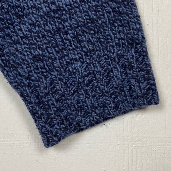 L.L. Bean Blue 100% Lambswool Pullover Sweater Size XXL Tall - Picture 6 of 7
